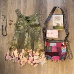 Windsor Pink and green Floral Skirt